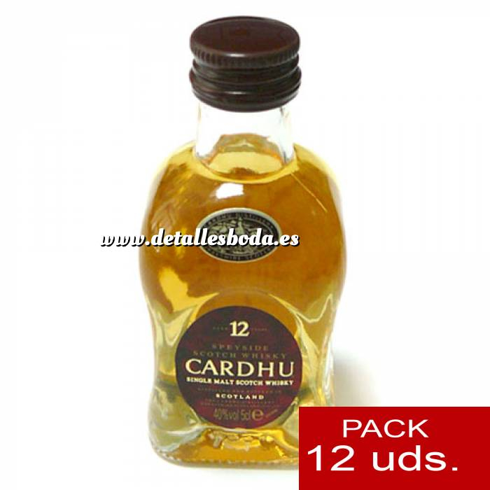 Imagen 7 Whisky Whisky Cardhu 12 años 5cl - CR 1 PACK DE 12 UDS