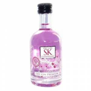 1 Ginebra - Ginebra SK Strawberry Dry Gin 5cl - Cristal 