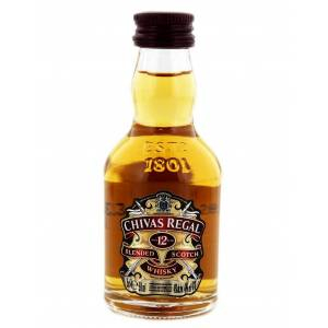 7 Whisky - Whisky Chivas Regal 12 años Blended 5cl - Cristal 