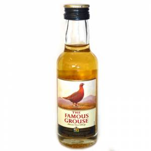 7 Whisky - Whisky Famous Grouse 5 cl - Cristal 