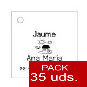 Imagen Etiquetas personalizadas Etiqueta Modelo D03 (Paquete de 35 etiquetas 4x4) 